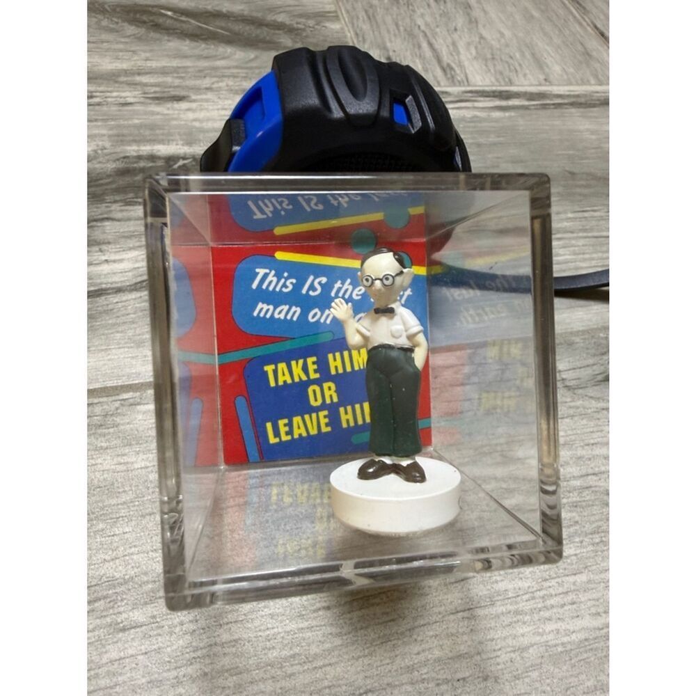 Hallmark Clear Display Cube This is the last man on earth.Take him or leave him!